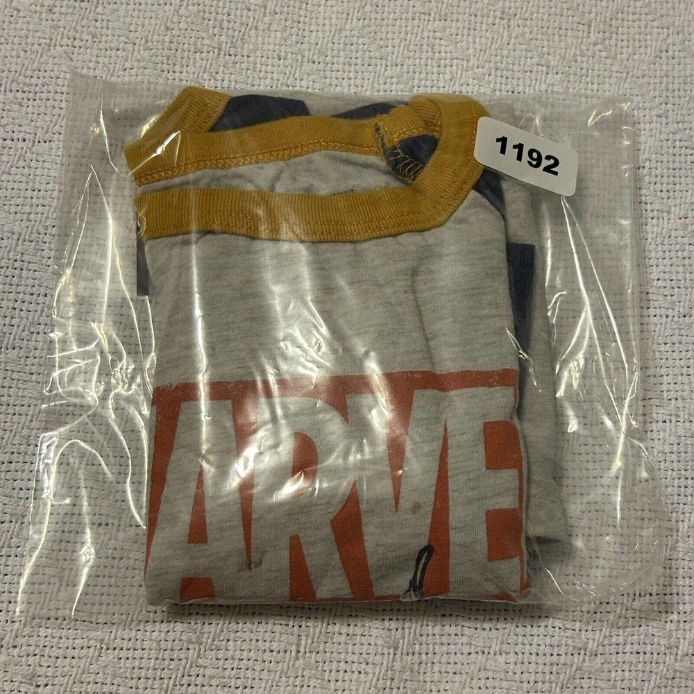 Marvel Superhereos Boys Size 8 Gray T-shirt Capt. America, Iron man, Thor - Picture 11 of 11